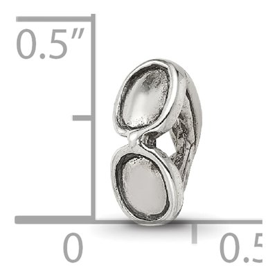 Sterling Silver Kids Sunglasses Bead – view 6