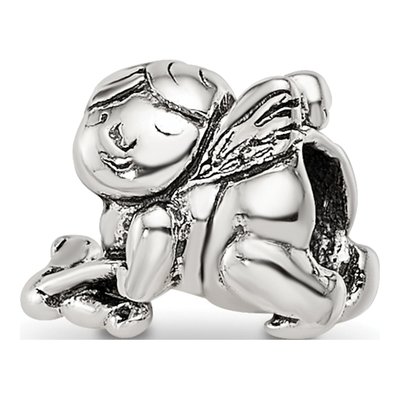 Sterling Silver Kids Cupid Bead
