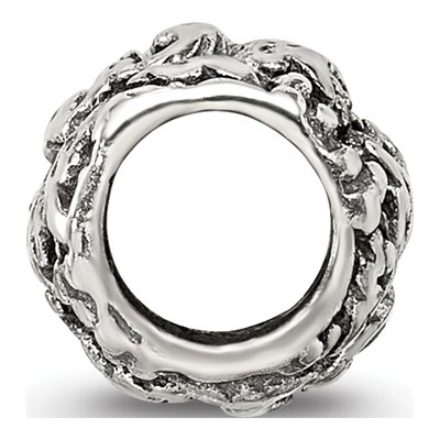 Sterling Silver Floral Bead – view 4