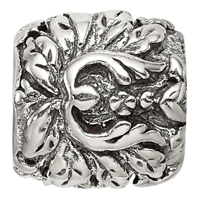 Sterling Silver Floral Bead – view 6