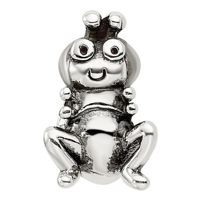 Sterling Silver Kids Grasshopper Bead – view 5