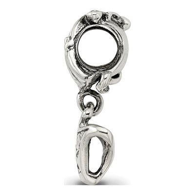 Sterling Silver Kids Swimsuit Dangle Bead – view 4