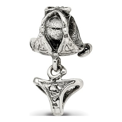 Sterling Silver Kids Swimsuit Dangle Bead