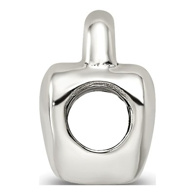Sterling Silver Kids Heart Lock Bead – view 4