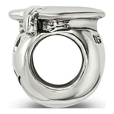 Sterling Silver Kids Happy Graduate Bead – view 4