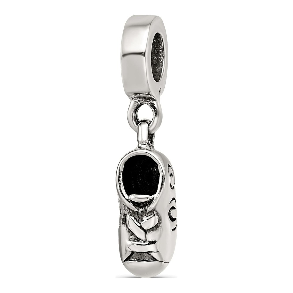 Sterling Silver Baby Shoe Dangle Bead