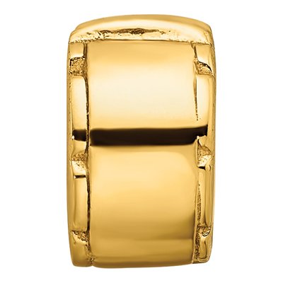 Gold-Plated Sterling Silver Hinged Clip Bead – view 5