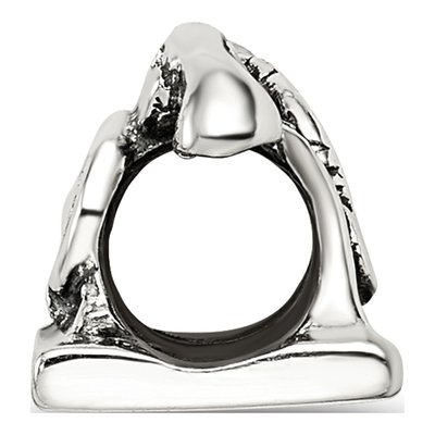 Sterling Silver Telephone Bead – view 2