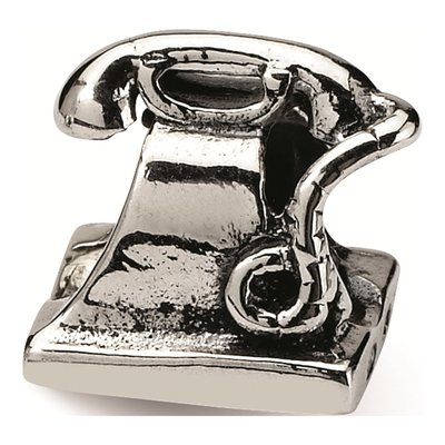 Sterling Silver Telephone Bead – view 3