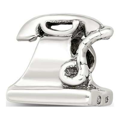 Sterling Silver Telephone Bead – view 5