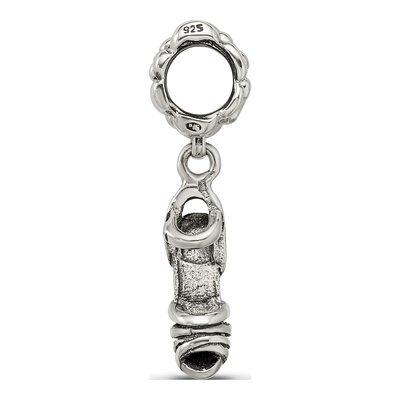 Sterling Silver High Heel Shoe Dangle Bead – view 4