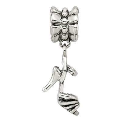 Sterling Silver High Heel Shoe Dangle Bead – view 6