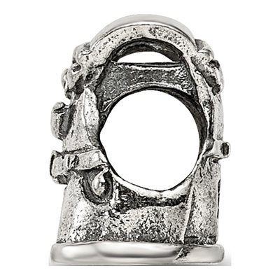 Sterling Silver Kids Overalls Bead – view 4
