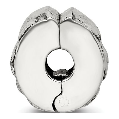 Sterling Silver Hinged Hearts Clip Bead – view 4