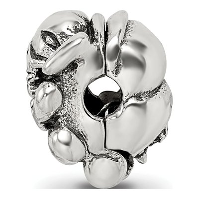 Sterling Silver Kids Elephant Clip Bead – view 2