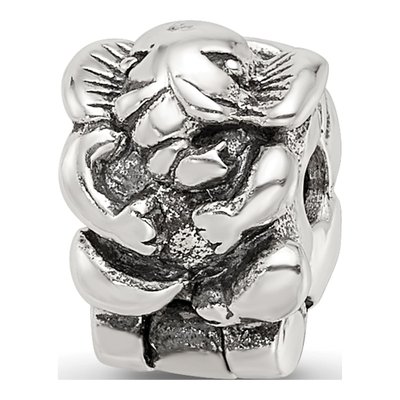 Sterling Silver Kids Elephant Clip Bead