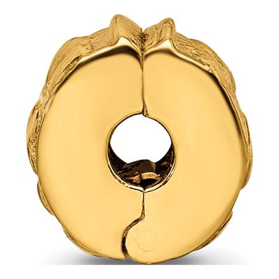 Gold-Plated Sterling Silver Hinged Hearts Clip Bead – view 4