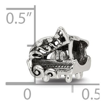 Sterling Silver Baby Grand Piano Bead – view 7