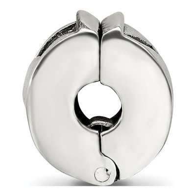 Sterling Silver Hinged Heart Clip Bead – view 4