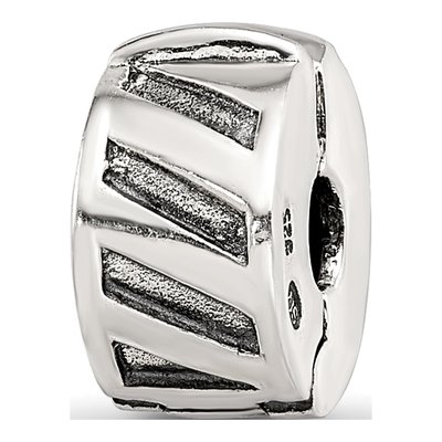 Sterling Silver Hinged Heart Clip Bead – view 7