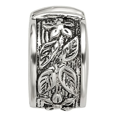 Sterling Silver Hinged Floral Clip Bead – view 5