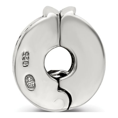 Sterling Silver Hinged Clip Bead – view 4