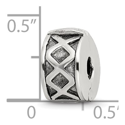Sterling Silver Hinged Clip Bead – view 5