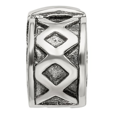 Sterling Silver Hinged Clip Bead – view 6