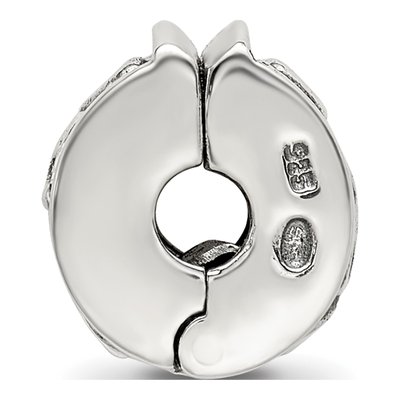 Sterling Silver Hinged Hearts Clip Bead – view 4