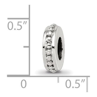Sterling Silver Stopper Bead – view 6