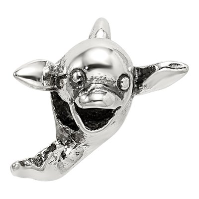 Sterling Silver Kids Dolphin Bead – view 5