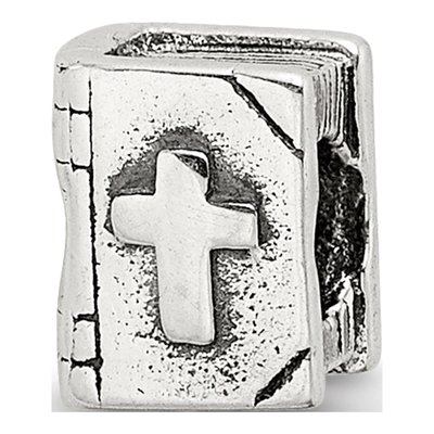 Sterling Silver Kids Bible Bead