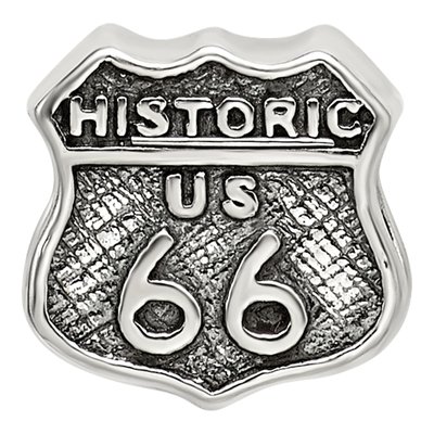 Sterling Silver Route Bead – view 5