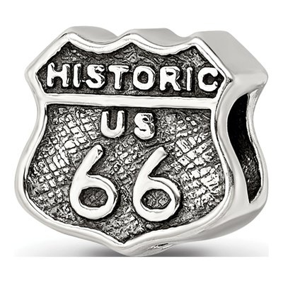 Sterling Silver Route Bead