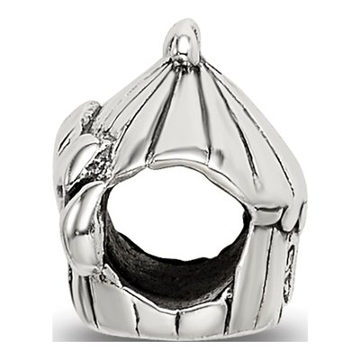 Sterling Silver Circus Tent Kids Bead – view 4