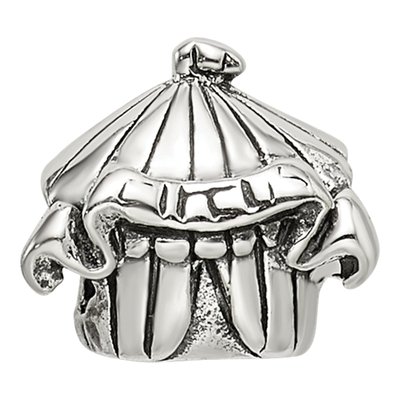 Sterling Silver Circus Tent Kids Bead – view 5