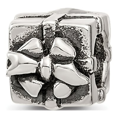 Sterling Silver Kids Present Bead