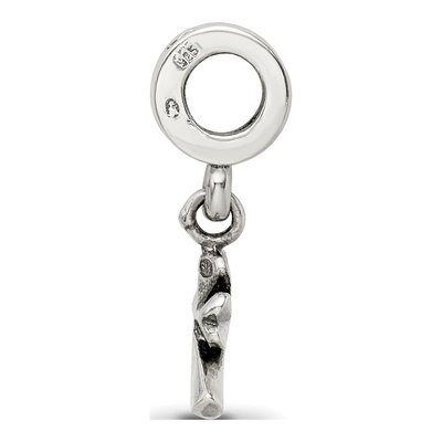 Sterling Silver 4-Leaf Clover Dangle Bead – view 4