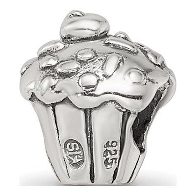 Sterling Silver Kids Cupcake Bead – view 7