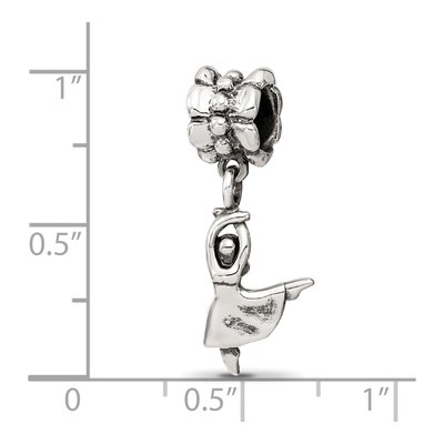 Sterling Silver Dancer Dangle Bead – view 6