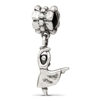 Sterling Silver Dancer Dangle Bead