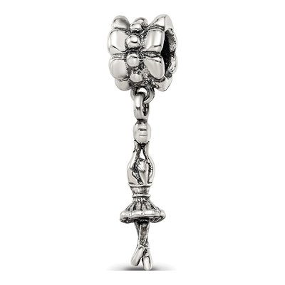 Sterling Silver Ballerina Dangle Bead – view 7