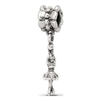 Sterling Silver Ballerina Dangle Bead