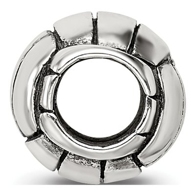 Sterling Silver Volleyball Bead – view 4