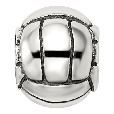 Sterling Silver Volleyball Bead – view 5