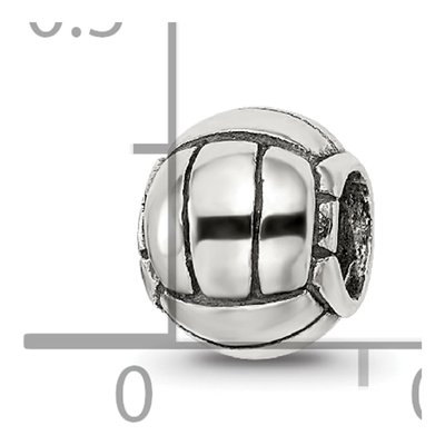 Sterling Silver Volleyball Bead – view 6