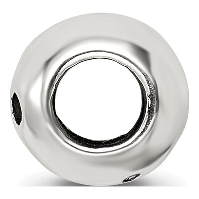 Sterling Silver Bowling Ball Bead – view 4