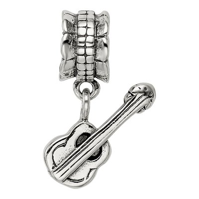 Sterling Silver Guitar Bead – view 5