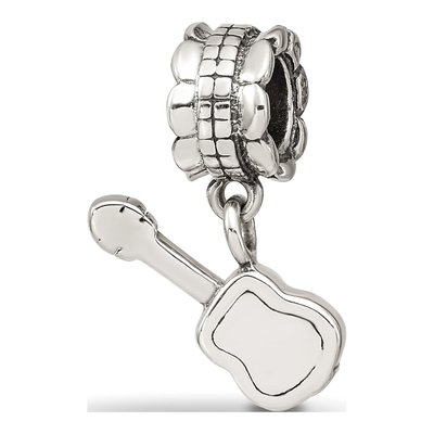 Sterling Silver Guitar Bead – view 7