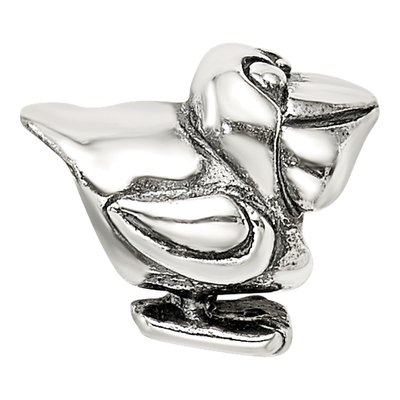 Sterling Silver Kids Pelican Bead – view 6
